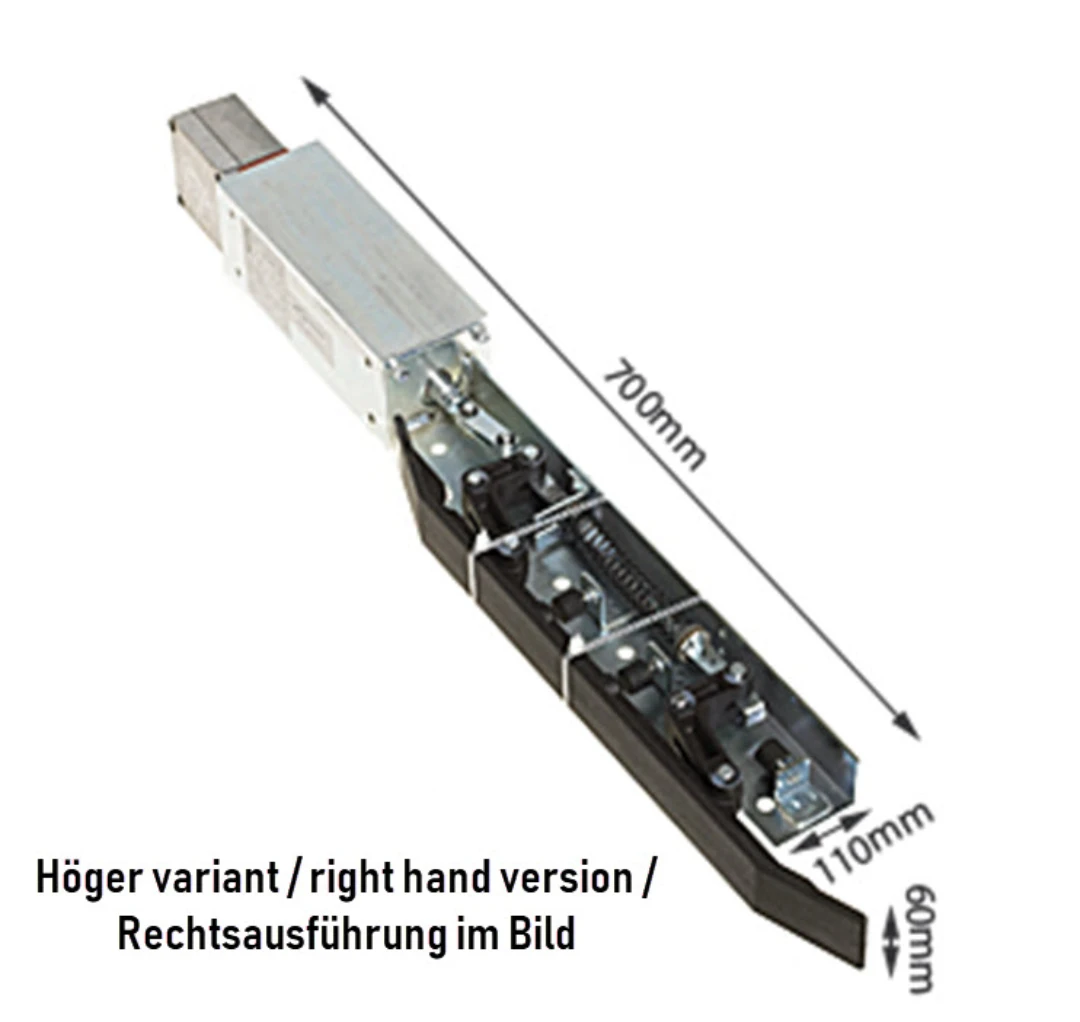 Riegelkurve, Kuhse V10 GL, 230VAC, 100%ED, links