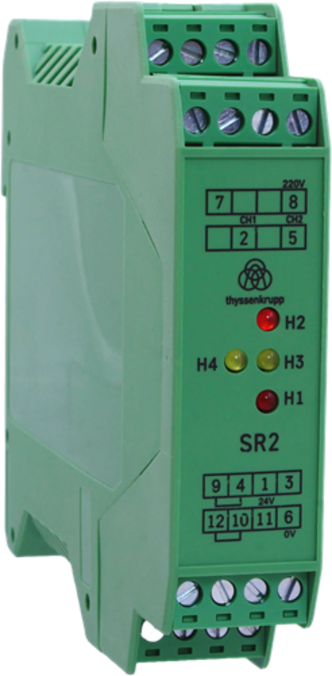 Sicherheitsrelais, Thyssen TCI/MCI, SR1/SR2, 24VDC Einspeisung